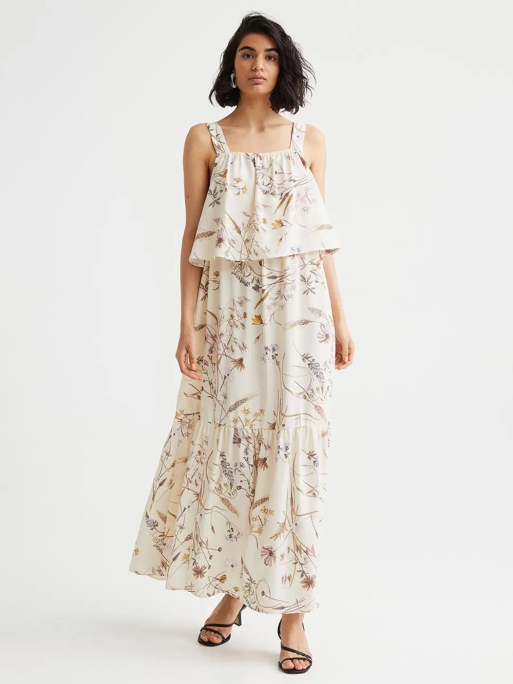 H&M Mama Floral Maternity/Nursing Dress Size S